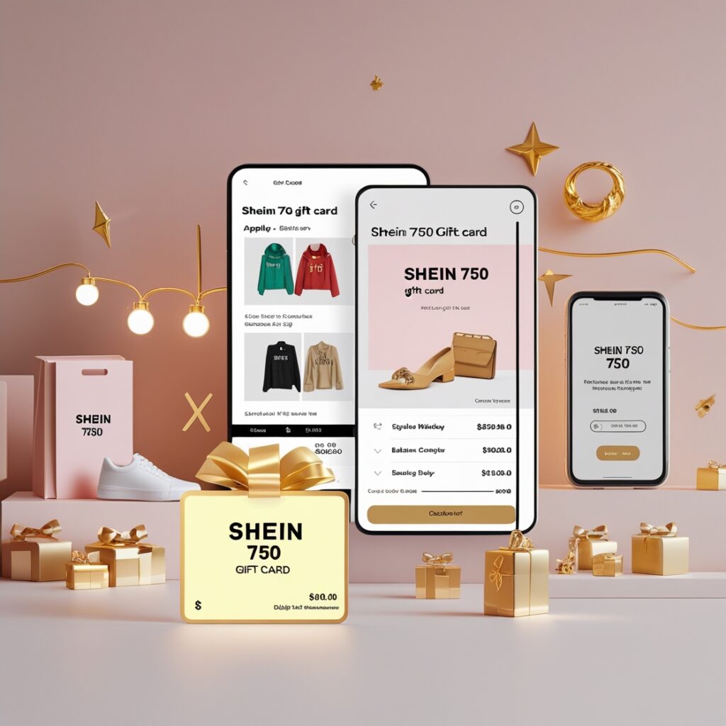 shein 750 gift card cord