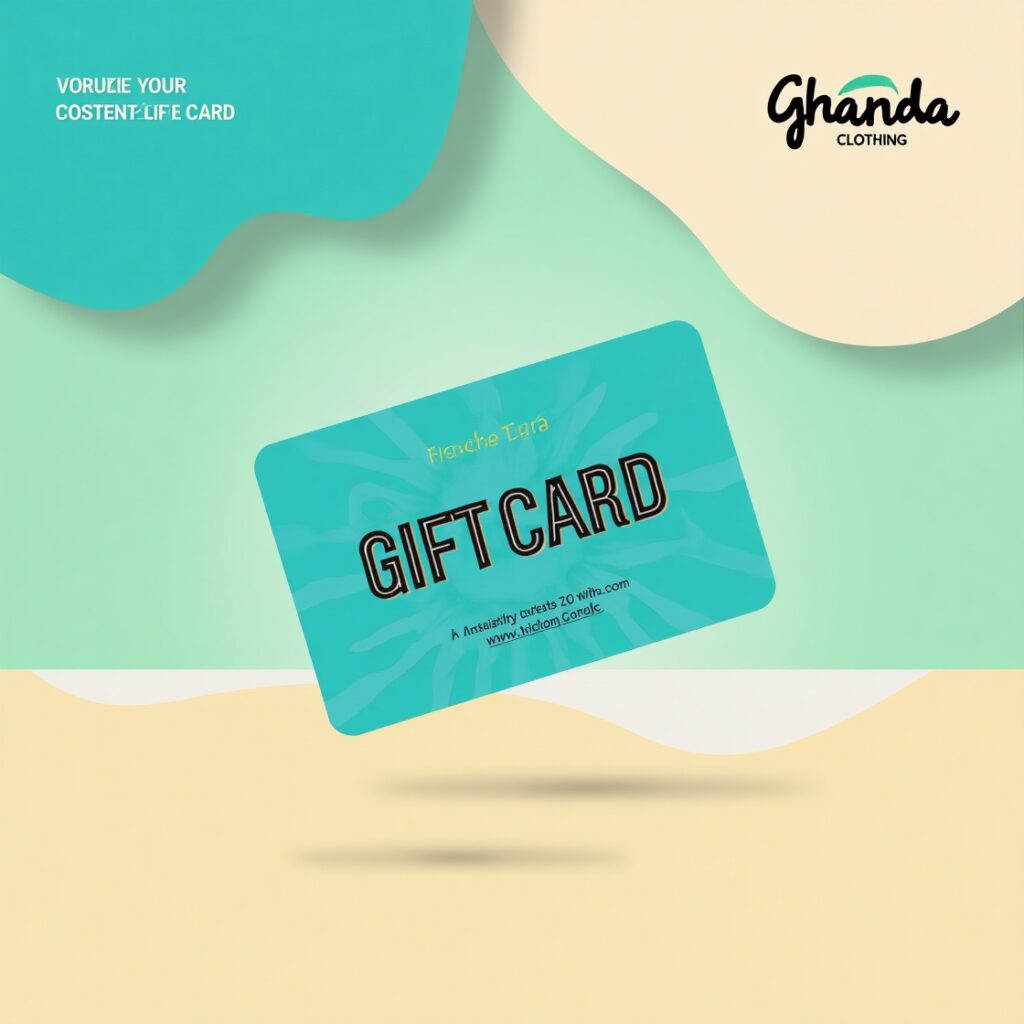 Ghanda Gift Card for stylish Australian surf-style clothing